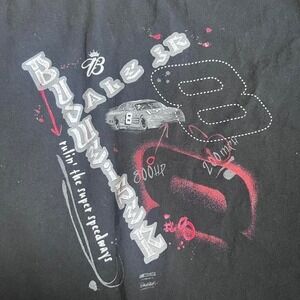 Chase Authentics Dale Earnhardt Jr 8 Budweiser NASCAR Racing Shirt Black Large